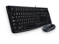 Tipkovnica + miš LOGITECH MK120, žični, črni (920-002549)
