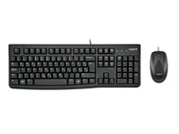 Tipkovnica + miš LOGITECH MK120, žični, črni (920-002549)