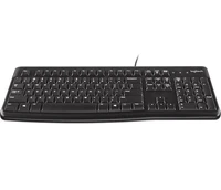 Tipkovnica + miš LOGITECH MK120, žični, črni (920-002549)