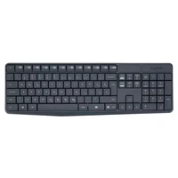 Tipkovnica + miš LOGITECH MK235, brezžično, črno (920-008031)