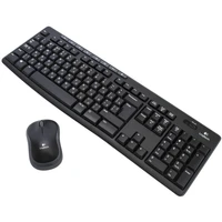 Tipkovnica + miš LOGITECH MK270, brežična, črna (920-004532)