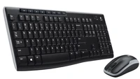 Tipkovnica + miš LOGITECH MK270, brežična, črna (920-004532)