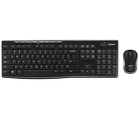 Tipkovnica + miš LOGITECH MK270, brežična, črna (920-004532)