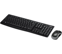 Tipkovnica + miš LOGITECH MK270, brežična, črna (920-004532)