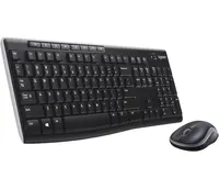 Tipkovnica + miš LOGITECH MK270, brežična, črna (920-004532)
