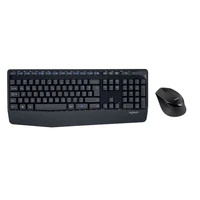 Tipkovnica + miš LOGITECH MK345, brezžični, črni (920-006489)