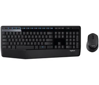 Tipkovnica + miš LOGITECH MK345, brezžični, črni (920-006489)