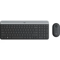 Tipkovnica + miš LOGITECH MK470, brezžični, črn (920-009264)