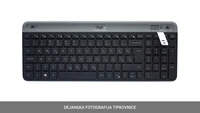 Tipkovnica + miš LOGITECH MK470, brezžični, črn (920-009264)