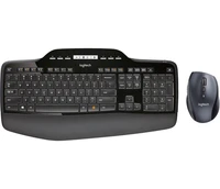 Tipkovnica + miš LOGITECH MK710, brezžični, črn (920-002440)