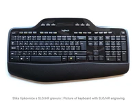 Tipkovnica + miš LOGITECH MK710, brezžični, črn (920-002440)