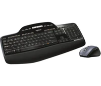 Tipkovnica + miš LOGITECH MK710, brezžični, črn (920-002440)