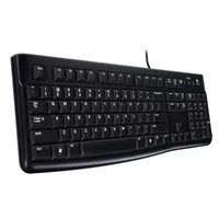 Tipkovnica LOGITECH K120 OEM, žične, črna (920-002642)