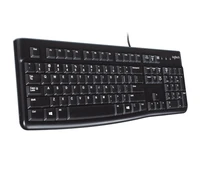 Tipkovnica LOGITECH K120 OEM, žične, črna (920-002642)