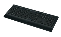 Tipkovnica LOGITECH K280, žična, črna (920-005217)