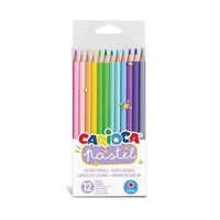 Lesene barvice Carioca pastelne PVC 12/1 43034