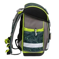 Šolska torba Belmil classy z zakrpami Green Splash 403-13/AG/PC-4