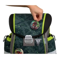 Šolska torba Belmil classy z zakrpami Green Splash 403-13/AG/PC-4
