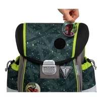 Šolska torba Belmil classy z zakrpami Green Splash 403-13/AG/PC-4