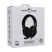 Slusalke + mikrofon WHITE SHARK GH-2440 PARROT, črne