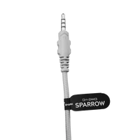 Slusalke + mikrofon WHITE SHARK GH-2443 SPARROW, bele