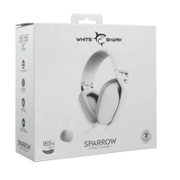 Slusalke + mikrofon WHITE SHARK GH-2443 SPARROW, bele