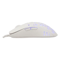 Miška WHITE SHARK GM-9004 TRISTAN-2, RGB, 12800 dpi, bel