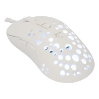 Miška WHITE SHARK GM-9004 TRISTAN-2, RGB, 12800 dpi, bel
