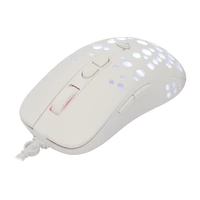 Miška WHITE SHARK GM-9004 TRISTAN-2, RGB, 12800 dpi, bel