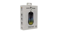 Miška WHITE SHARK GM-9004 TRISTAN-2, RGB, 12800 dpi, črna