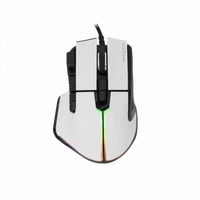 Miza WHITE SHARK GM-9006 MARROK, RGB, 12000 dpi, bel