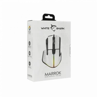 Miza WHITE SHARK GM-9006 MARROK, RGB, 12000 dpi, bel