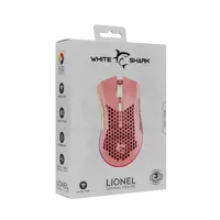 Miš WHITE SHARK WGM-5012 LIONEL, 10000 DPI, brezžični, roza
