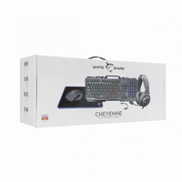 SET tipkovnica+miš+podloga+slušalice WHITE SHARK GC-4103 CHEYENNE, 4in1, SI