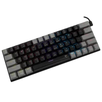 Tipkovnica WHITE SHARK GK-002111 WAKIZASHI, ZDA, RDEČA SW, črno-siva