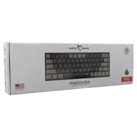 Tipkovnica WHITE SHARK GK-002111 WAKIZASHI, ZDA, RDEČA SW, črno-siva