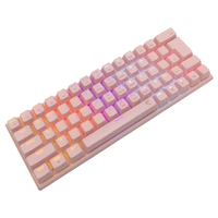 Tipkovnica WHITE SHARK GK-002421 WAKIZASHI, ZDA, MODRA SW, roza