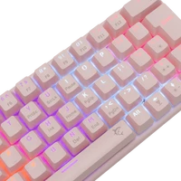 Tipkovnica WHITE SHARK GK-002421 WAKIZASHI, ZDA, MODRA SW, roza