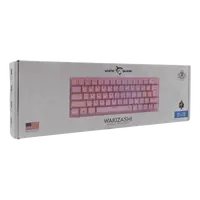 Tipkovnica WHITE SHARK GK-002421 WAKIZASHI, ZDA, MODRA SW, roza