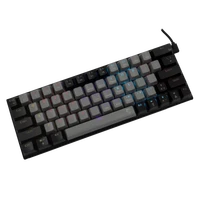 Tipkovnica WHITE SHARK GK-002711 WAKIZASHI, ZDA, RDEČA SW, sivo-črna