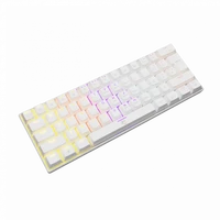 Tipkovnica WHITE SHARK GK-2022 SHINOBI, mehanska, US, RED SW, bela