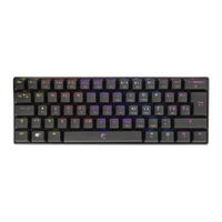 Tipkovnica WHITE SHARK GK-2022 SHINOBI, mehanska, HR, BROWN SW, črna