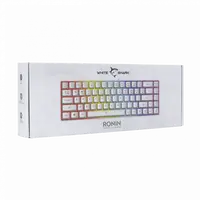 Tipkovnica WHITE SHARK GK-2201 RONIN, US, bela
