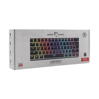 Tipkovnica WHITE SHARK GK-2202 ASHIKO, SI, RED SW, črna