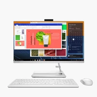Namizno računalnik AiO LENOVO IdeaCentre AIO 3 27ALC6, 27" FHD, Ryzen 3 7330U, 8GB, 512GB SSD, DVD/RW, tipkovnica + miška, NoOS, belo