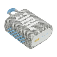 Bluetooth zvočnik JBL GO 3 ECO, bel (JBLGO3ECOWHT)