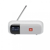 Bluetooth zvočnik/radio JBL Tuner 2, bel (JBLTUNER2WHT)
