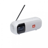 Bluetooth zvočnik/radio JBL Tuner 2, bel (JBLTUNER2WHT)