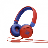 Slušalke JBL JR310, otroške, naglavne, rdeče (JBLJR310RED)