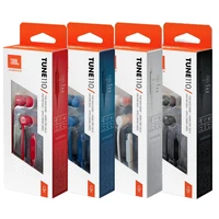 Slusalice JBL Tune 110, žične, In-ear, 3.5mm, mikrofon, bele (JBLT110WHT)